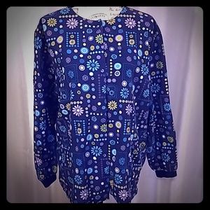 Women's scrub top jacket